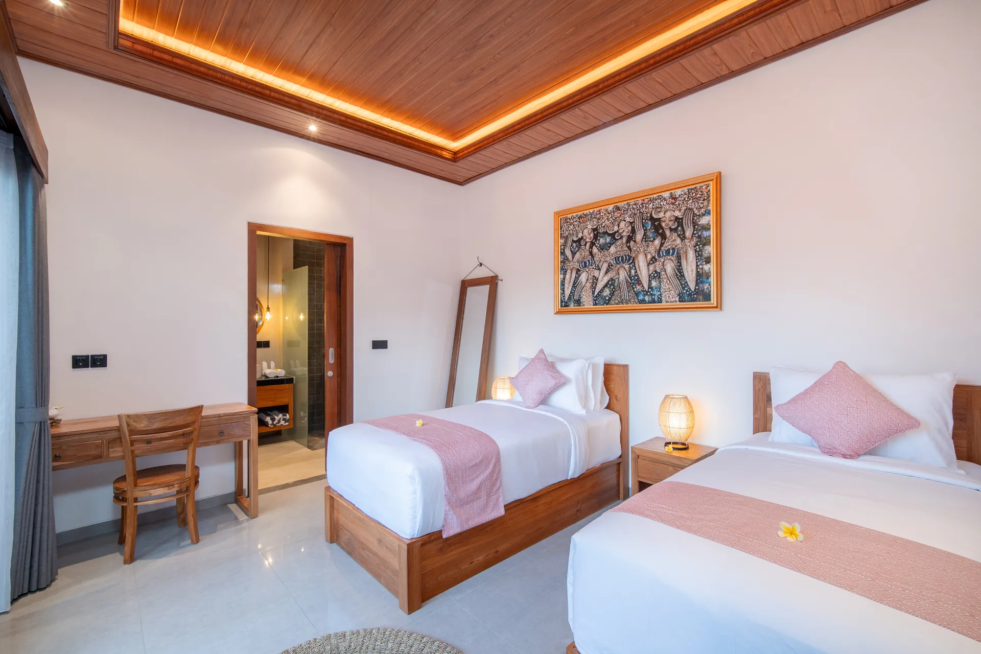 Front right view of secondary bedroom
